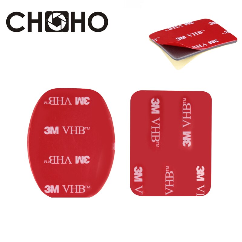 Voor Gopro Accessoires Adhesive Mounts 3M Sticker Sticky Platte Gebogen Mount Helm Surfplank Voor Go Pro Hero 8 Sjcam xiaomi Yi 4K