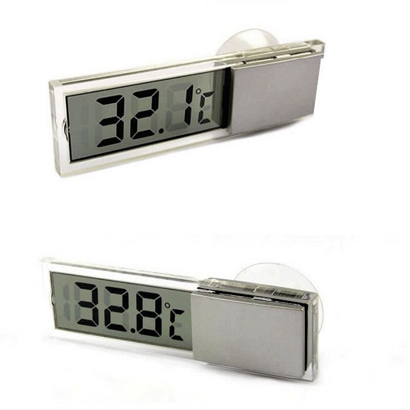 Lcd-scherm Digitale Elektronische Thermometer Sensor Met Sucker LED voor Alle Auto 'S Indoor Outdoor Home
