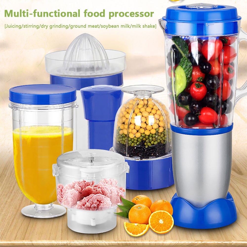 2200r/min High Speed Juicer Meat Grinder Mixer Food Processor Machine 4 In 1 kitchen Tools Multifuction Juice Puree