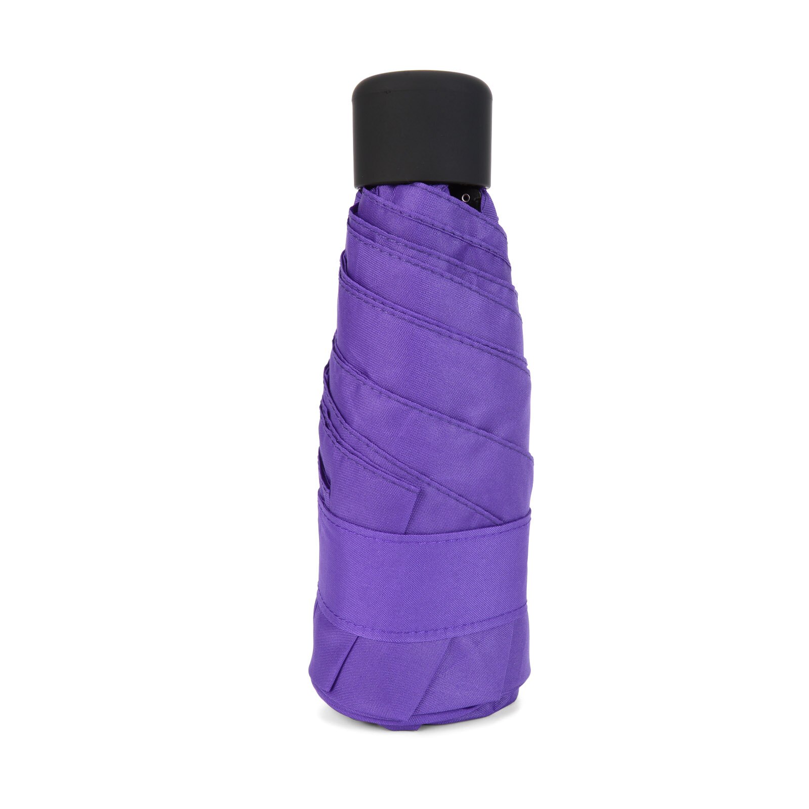 Sombrilla pequeña plegable de 5 pliegues para mujer, Mini paraguas portátil de bolsillo, nti-uv, impermeable, de viaje, cápsula, sombrilla de bolsillo