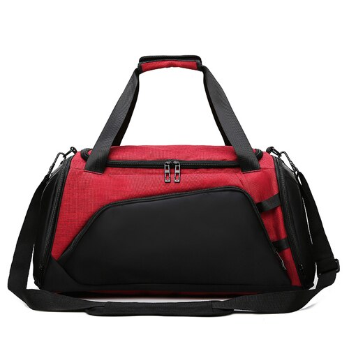 Training Gym Bag Sports Bag Men Woman Fitness Bags Durable Multifunction Handbag Sporting Outdoor Tote For Male: Red