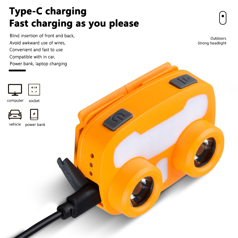 LiitoKala LED Wick LH-AH10 Headlight cap clip lamp with Rechargeable 1000mAh Battery and Type-C Charge Port