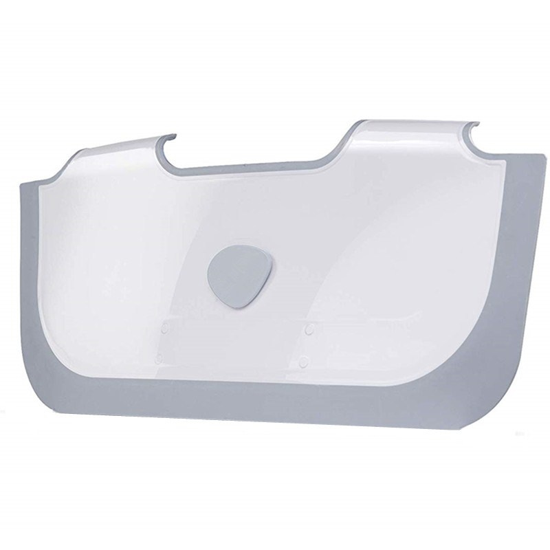 Déflecteur de baignoire en PP Portable, accessoires de bain ajustables pour bébé, déflecteur d&#39;eau, ventouse en Silicone, séparateur de baignoire: Default Title