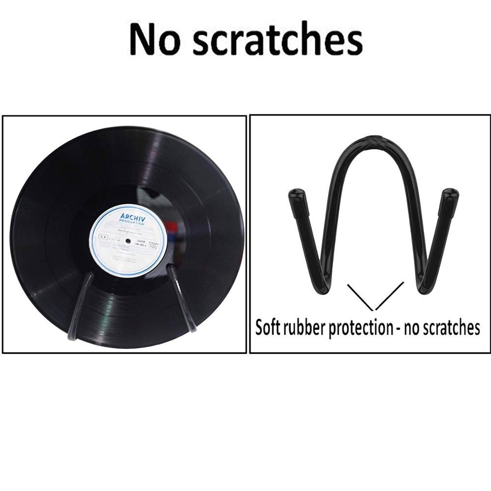 Pmsanzay Vinyl Record Storage Crate, LP Album Holder, Holds Over Many Records, Wall Mounted Stand, Office Wall Mount Organizer,