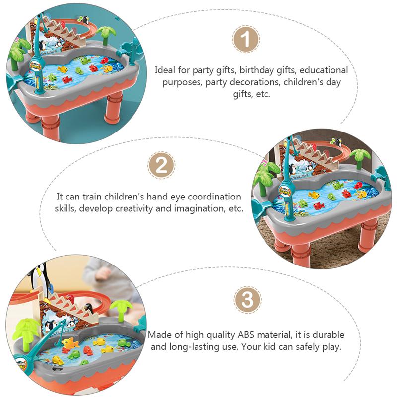 1 impostato Bambini Pinguino Scala Arrampicata Giocattolo di Pesca Giocattolo per Bambini Educativo Giocattolo