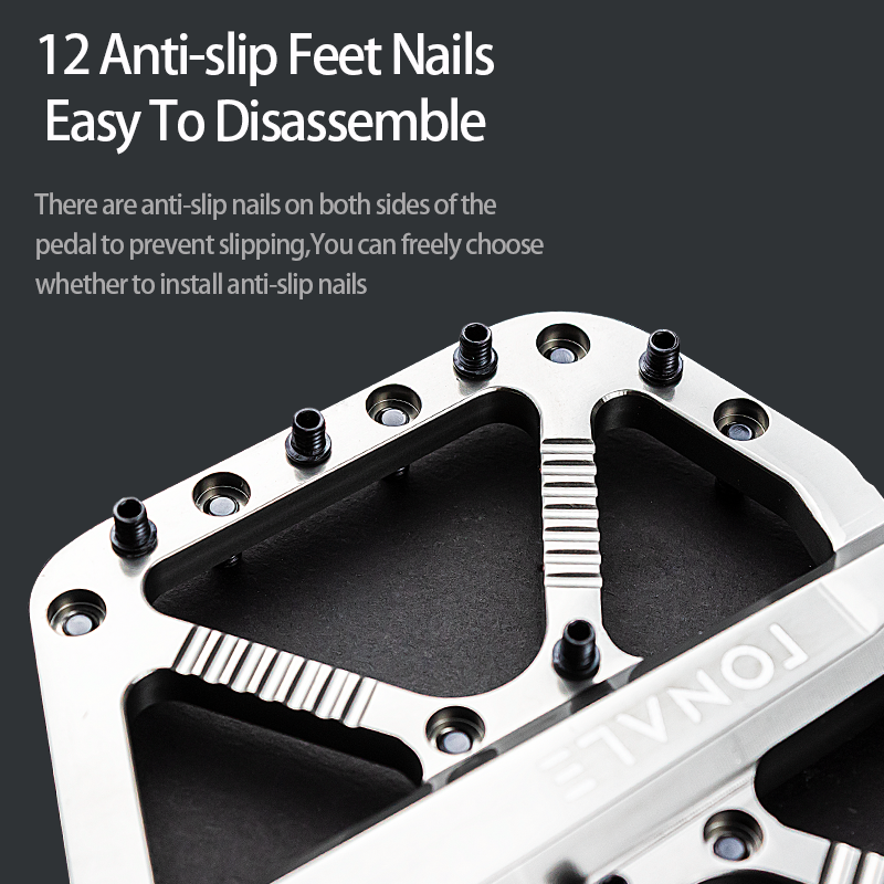 MTB Bicycle Pedal Titanium Non-Slip CNC 3 Bearing Aluminum Alloy Bike Pedals Cycling Foot Pedals for Mountain Bike Accessories