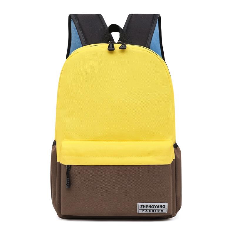 Oxford sac pour adolescents garçons école Booksbag sac à dos de luxe étudiants sac femme sac à bandoulière 15.6 pouces ordinateur portable sac à dos Mochila: Yellow