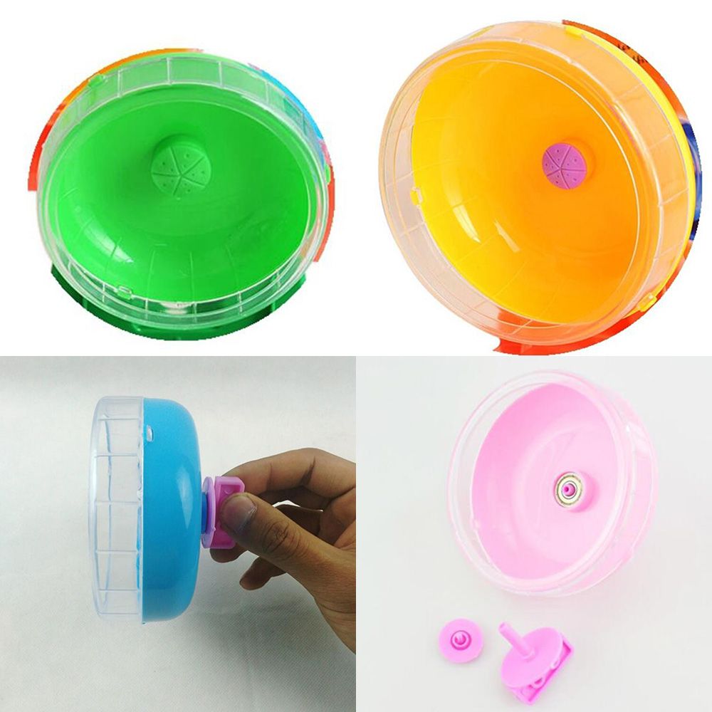Hamster Wiel Kleine Dieren Speelgoed Leuke Plastic Oefening Ronde Wiel Roller Stille Sport Huisdier Speelgoed Voor Cavia Kooi Accessoires