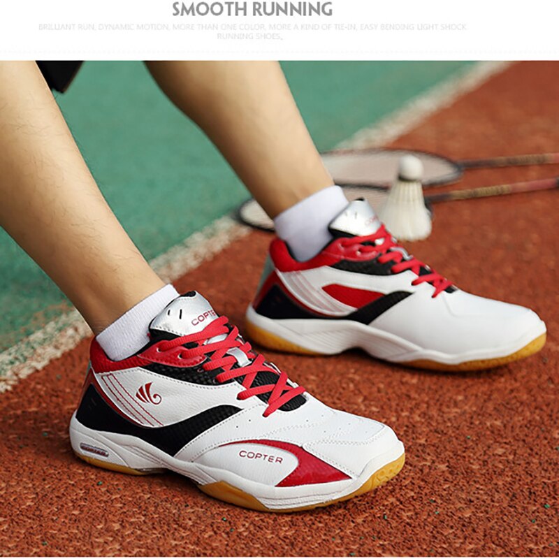 TaoBo Original COPTER Size 45 Men Badminton Shoes Air Cushioning Tennis Sneaker Breathable Non-slip Table Tennis Shoes Dorpship