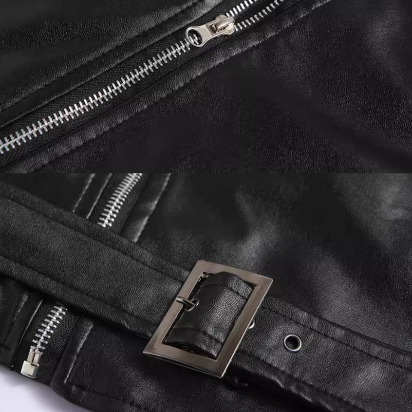 Herenvest Steampunk Homme PU-leer motorfiets mouwloos vest jas vintage meerdere ritsen Victoriaanse gotische herenvesten