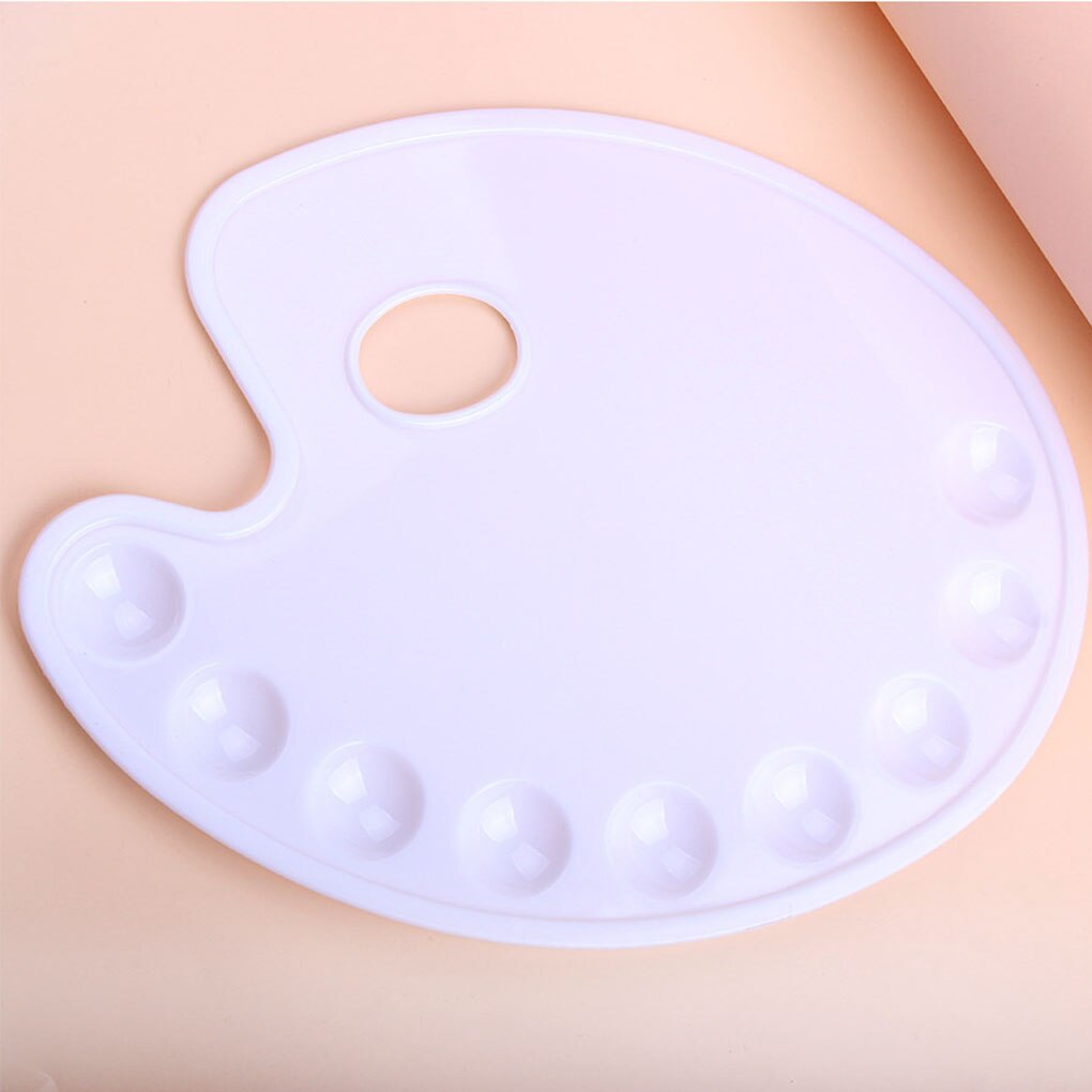 18 Watercolor Plastic Oil Painting Tray Mixing Palette Artist Acrylic Oil Drawing Supply