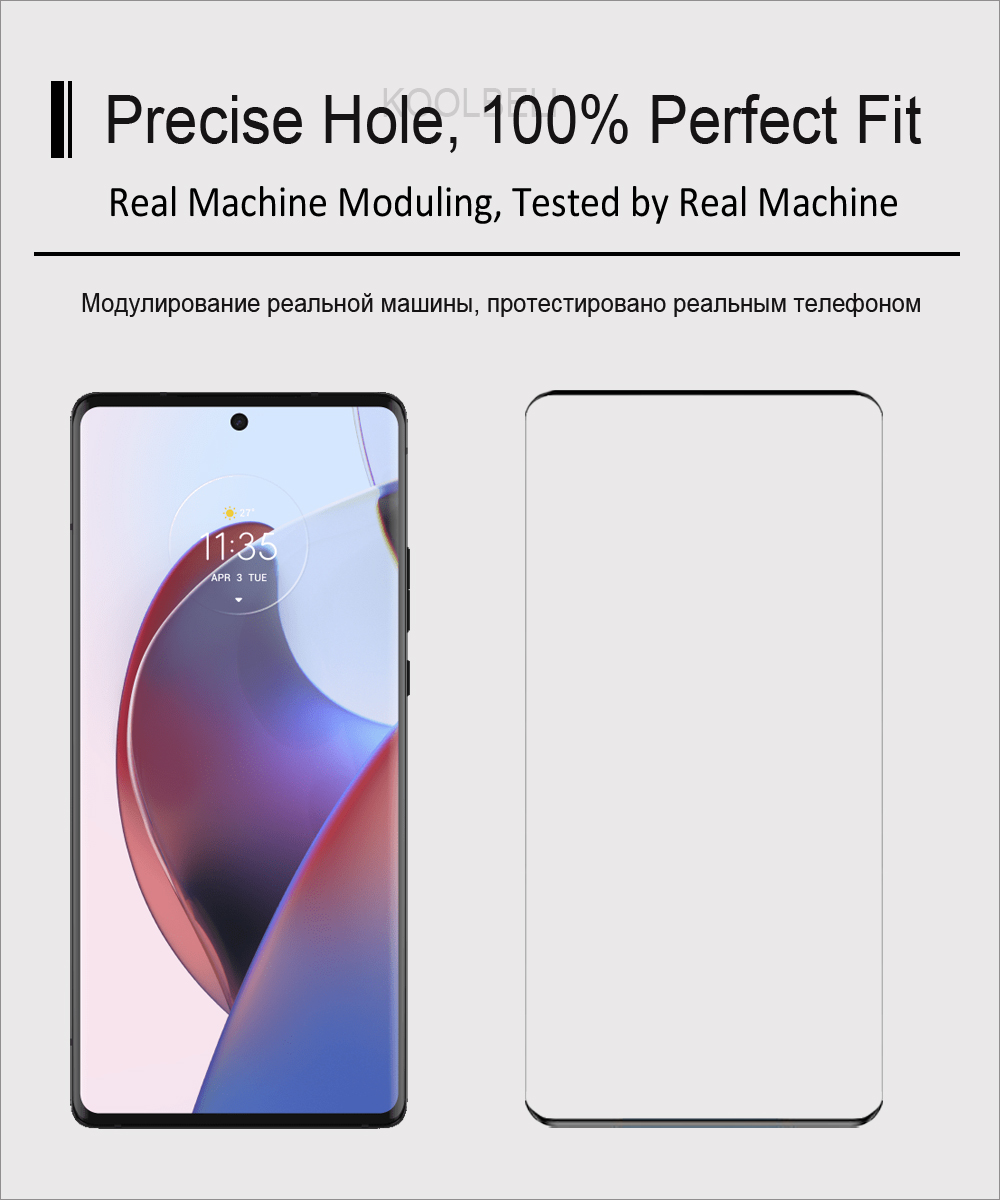 Vetro temperato a copertura totale per Motorola bordo 30 ultra proteggi schermo pellicola protettiva Moto bordo 30 30 pro/bordo 30 Neo/bordo 20