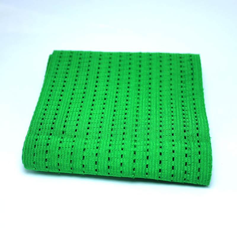 Bredt 10cm stil populært mesh elastikbånd, taljebælte, gør-det-selv tilbehør, superspænding, åndbart mesh: Grøn