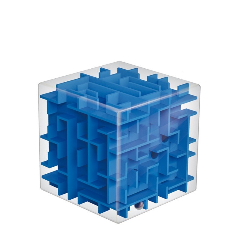 3D Mini Speed Cube Maze Magic Cube Puzzle Game Cubos Magicos Learning Toys Labyrinth Rolling Ball Toys For Chilren Adult AQ1563: B