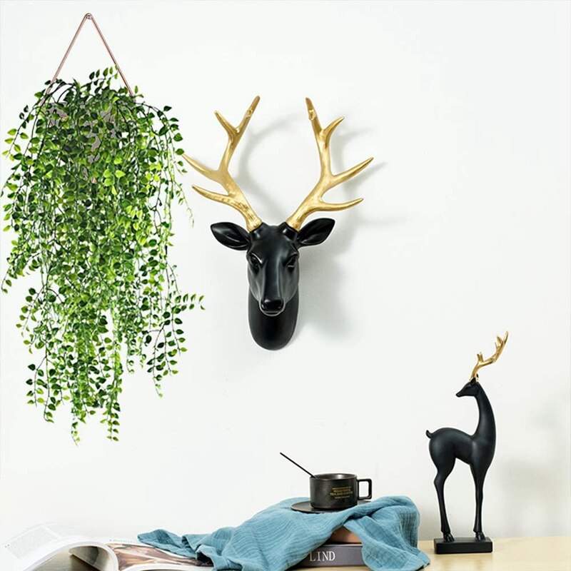 Artificial Plant Vine Hanging Decorative Plastic Greenery Wall Indoor,Outdoor Hanging Basket Wedding Wreath Decoration