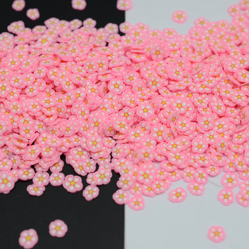 Nice Cute Nail Art Polymer Clay Flowers slice DIY Cute Decor Decals , Clay Scrapbook Decoration: 11