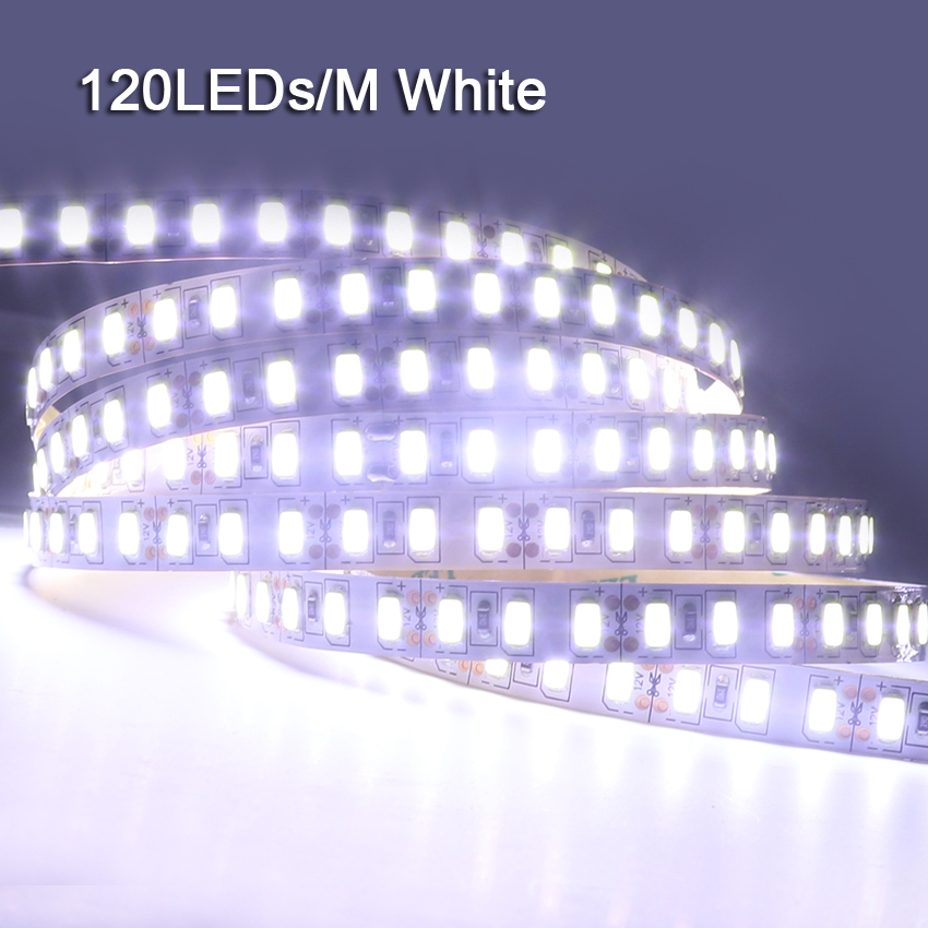 120 leds/m 5 M 5630 Led Strip Licht 12 V DC Flexibele LED Licht 600LED 300LED Pixel Tape Niet Waterdichte Led Lint Kerst Lamp