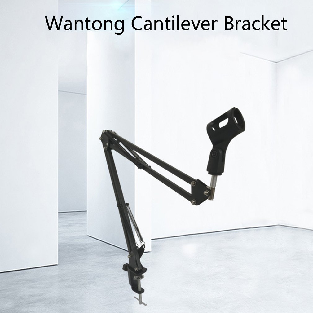 Nb35 Live Cantilever Bracket Microphone Stand Desktop Mic Clip Holder Tripod Universal Microphone Bracket