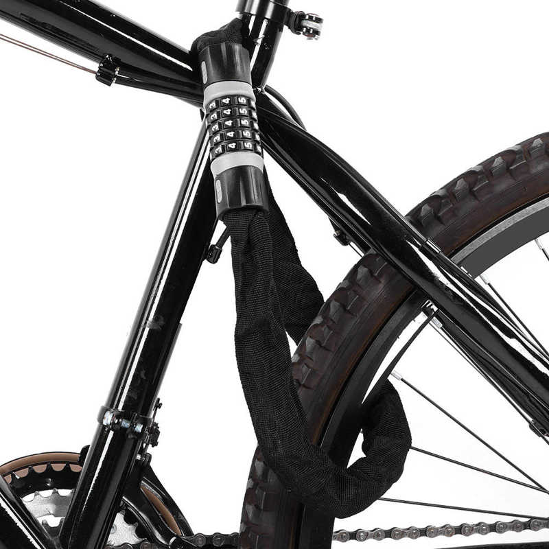 Bike Coded Lock Mountain Bike Lock 0.9M For Bicycle Mountain Bike Scooter Motorcycles Iron Sliding Door
