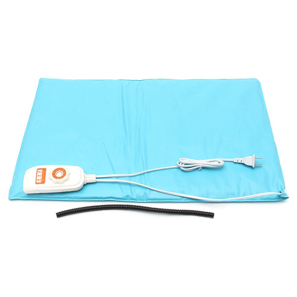 Pet Heat Pad Puppy Pet Heat Mat Electric Heated Mat Blanket Whelping Heating Bed Mat Pet Heat Mats Blue/color/white: Blue