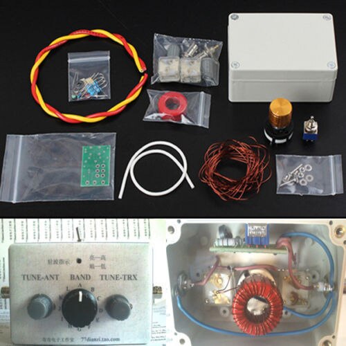 1-30 mhz manuel antenne tuner kit til ham radio qrp diy kit