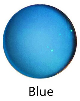 Anti Blue Ray & Photochromic Gray Brown Pink Purple Blue Series 1.56 1.61 Prescription Glasses Lenses For Myopia: Myopia Blue / 1.56