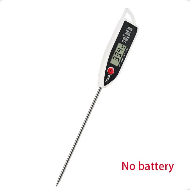 TP300 Food Digital Thermometer For Kitchen BBQ Probe Meat Water Milk Household Cooking Electronic Oven Thermometer Gauge Tools: White -2