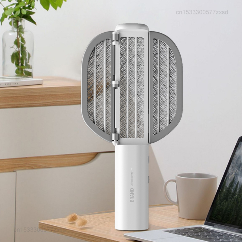 Xiaomi-Electric Mosquito Killer Light, USB Recarregável, Raquete De Armadilha De Mosquito De Verão, Anti Insect Bug, Dobre UV, Dobre