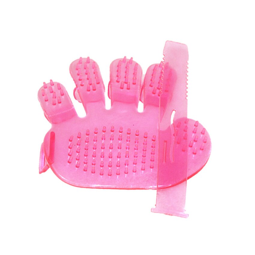 Guantes de Baño de mascotas, manoplas de silicona para quitar la suciedad de los dedos, productos de limpieza para gatos y perros, guantes de masaje para el cuidado del cabello, CW31: c04