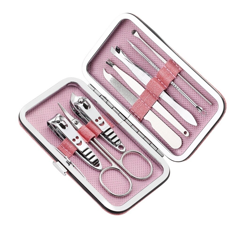 8 pz/set Kit di strumenti per unghie