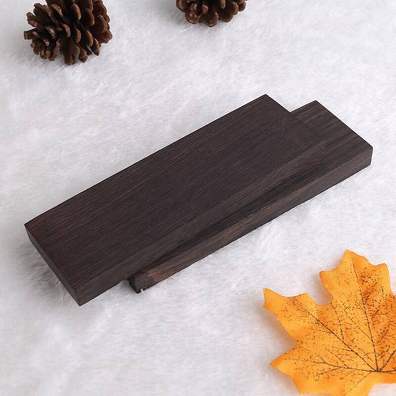 4 Pcs Ebony Wood Handle Plates - 3/8" x 1.5" x 5" - DIY Musical Instrument Parts