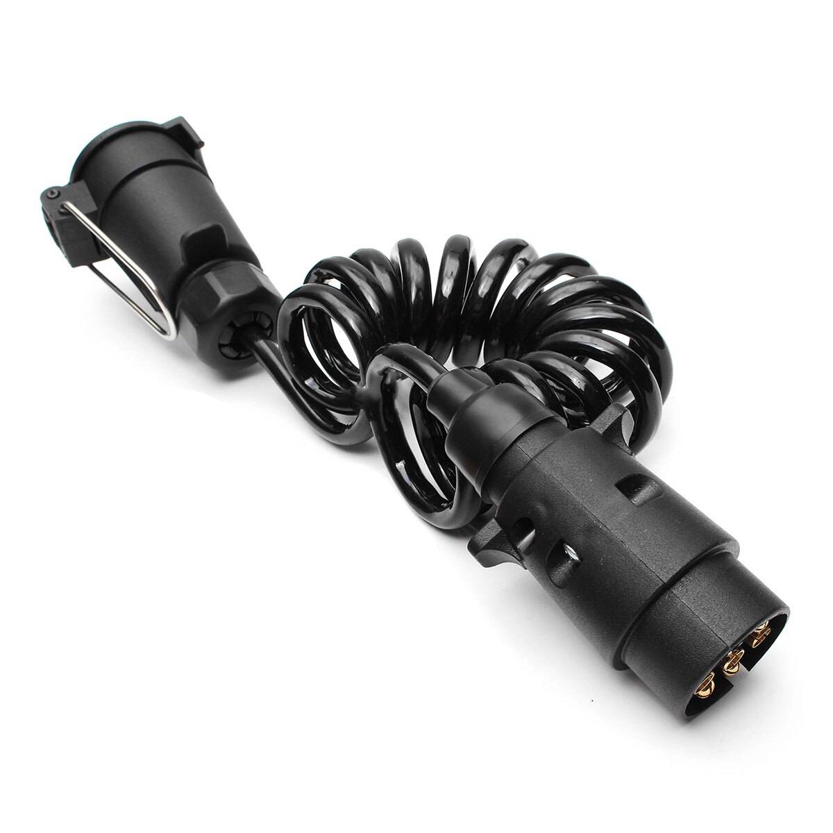 200cm 7Pin Trailer Light Board Extension Cable Lead Male to Female Trailer Truck Couplings Circuit Plug Socket