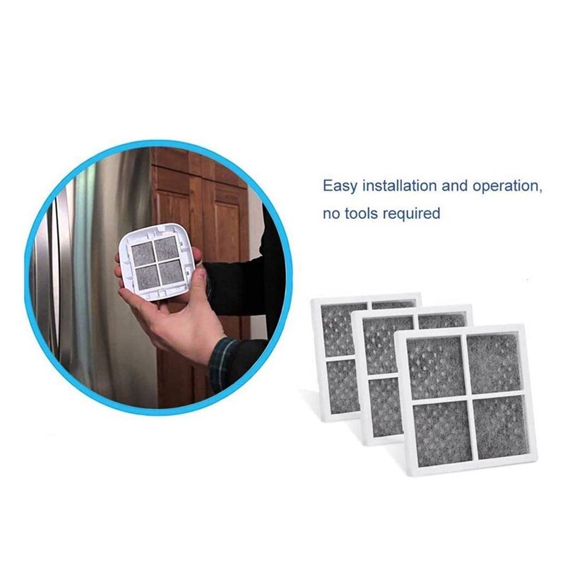 Lot De 4 Filtres à Charbon Actif Pour Réfrigérateur LG - Élimination Des Odeurs, Compatible LT120F Et Autres Modèles - 5