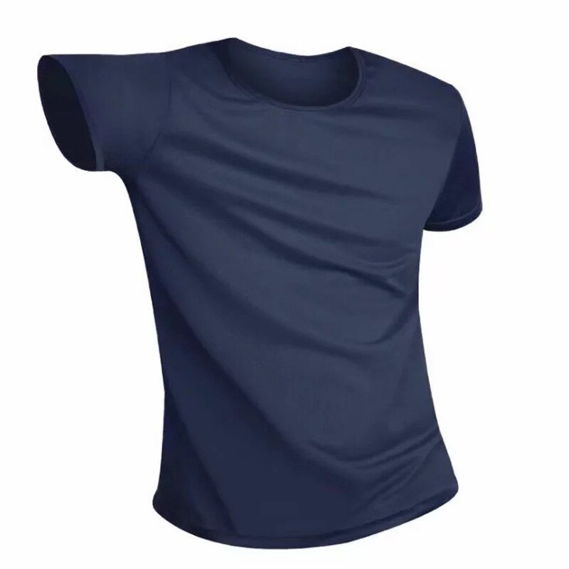 T-Shirt homme étanche Anti-salissure | hydrophobe, résistant à la saleté, vêtements de travail respirants, Anti-salissure, séchage rapide, vêtements de sécurité: Marine Bleu / XXL