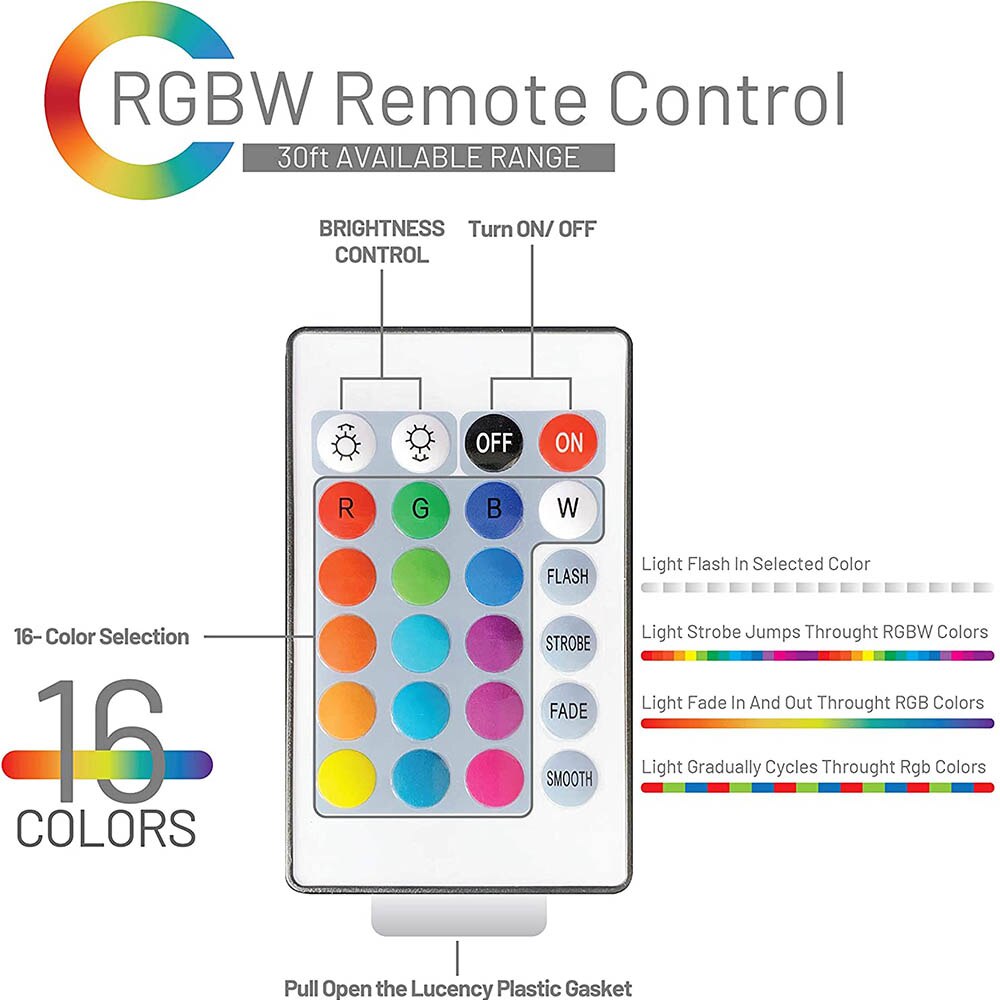 LED luminous inflatable ball light RGB color changing pool light 16 inch color changing pool ball light