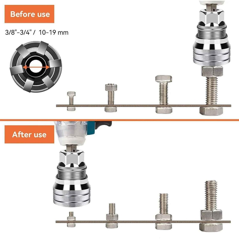 Set di chiavi a bussola universali multifunzione Testa esagonale 10mm-19mm Strumento di manutenzione universale Chiave dinamometrica a cricchetto