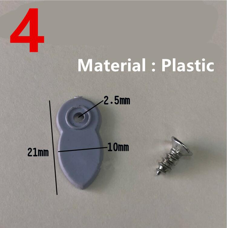 50pc sorte klar metal plastik fotoramme spejl bagplade drejeknap roterende låseknapper til fastgørelse af brad billedramme tilbehør: 4
