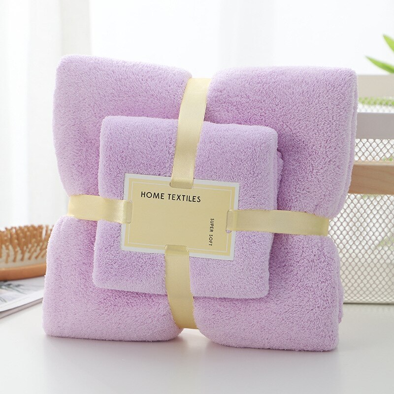 Tykt korall fleece håndkle badehåndkle sett badehåndkle små og butikk dekker myk absorberende: 5