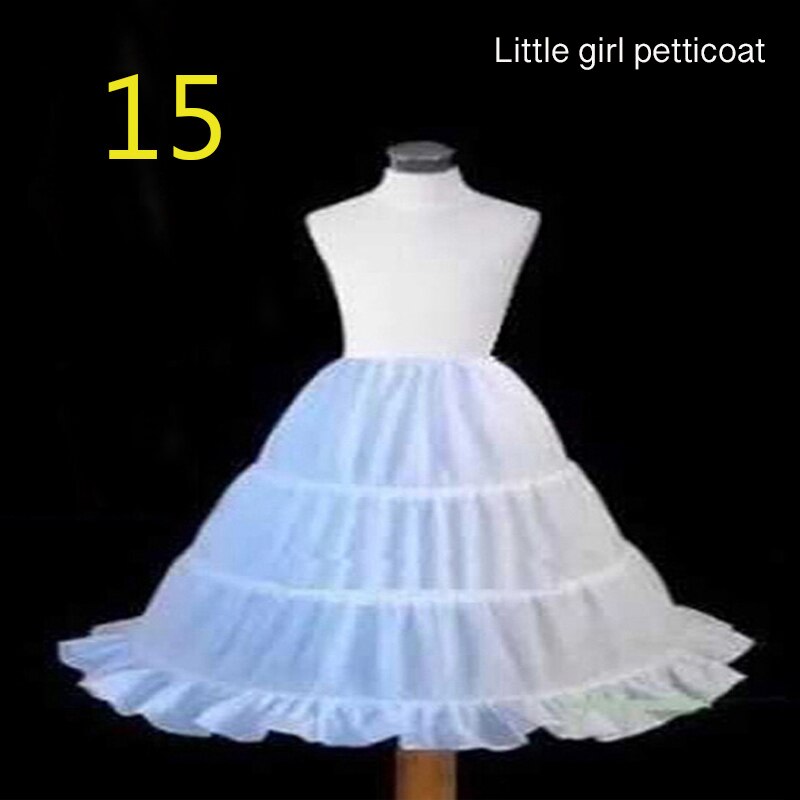 JIERUIZE Wedding Petticoat Crinoline Slip Underskirt Short Dress Cosplay Petticoat: NO.15