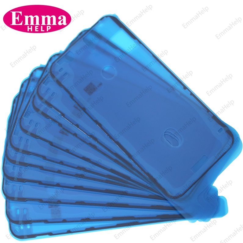 Adhesivo adhesivo impermeable OEM para iPhone 11, 12, 13 Pro Max X XR XS 7 8Plus, pegamento precortado, marco LCD, cinta de pantalla, sello de bisel, 5 uds.