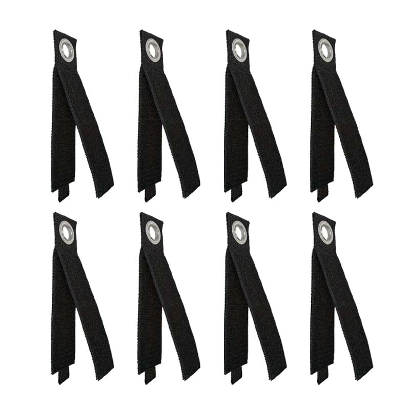 6 STKS Verlengsnoer Houder Organizer, 10 Inch Heavy Duty Bandjes Tool Organizer Perfect voor Garage Workshop Organisatie: Rood