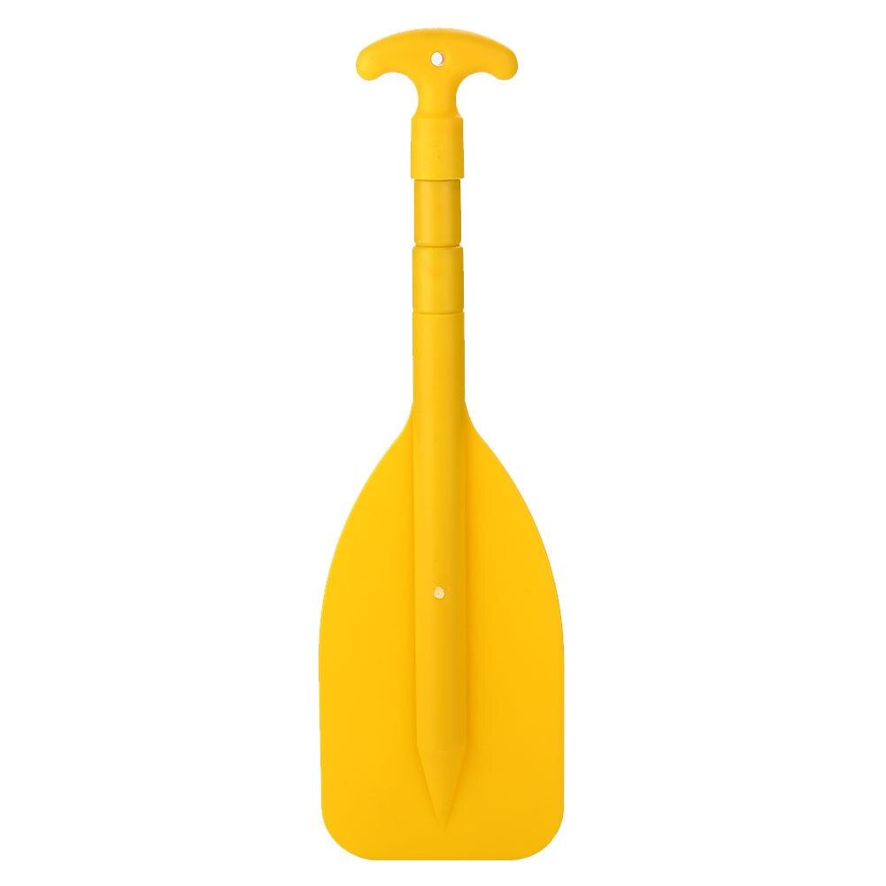 Yellow PVC Telescopic Compact Boat Boat Paddle Telescopic Paddle Durable Movement Canoe Sports Portable Economic Boating River