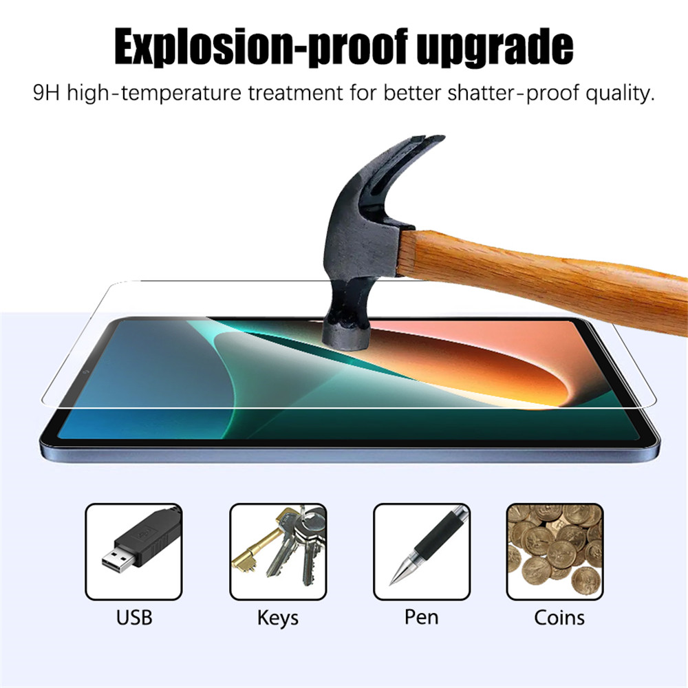 Vidrio templado 9H para Xiaomi Pad 5 6 Pro 6s Pro, funda protectora de pantalla para Redmi Pad se Pro, accesorios