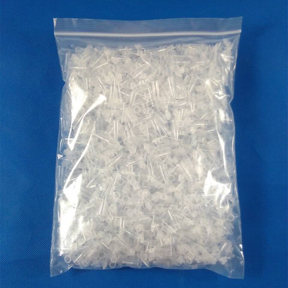 1000pcs/lot 0.2ml Micro centrifuge tubes Plastic Test Tubes Centrifuge Tubes with snap cap 200ul Sharp bottom sample vials