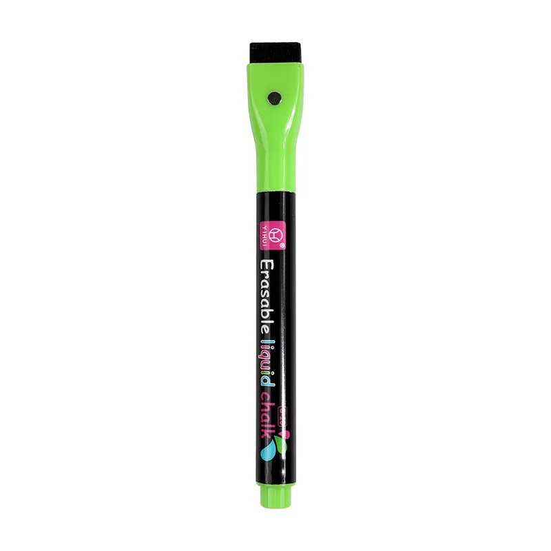 4/8 farbige magnetische, trocken abwischbare Marker, löschbare Whiteboard-Marker mit Radiergummi, LED-fluoreszierender Stift für Glas-Flüssigkreide: metallisch