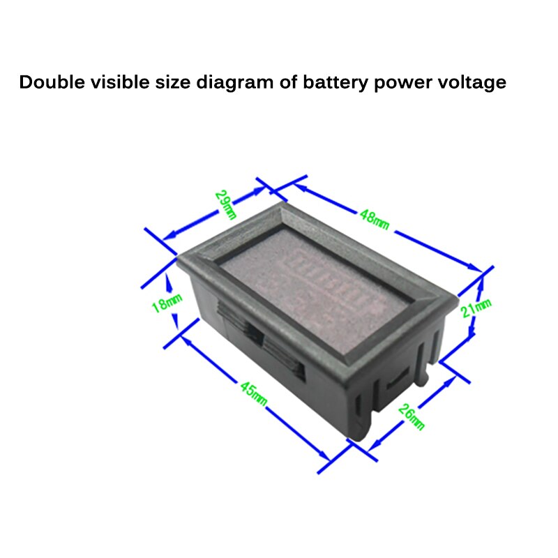 12v auton akun lataustason ilmaisin akkutesteri akun kapasitanssitesteri led volttimittarin kaksoisnäytön testeri