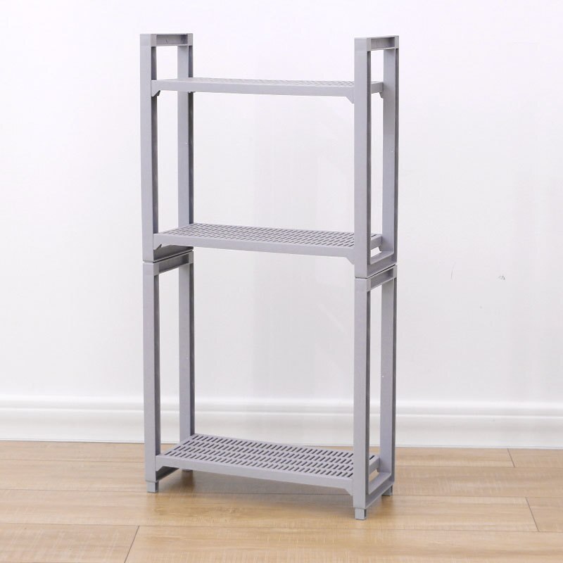 Kitchen Storage Rack Tower Assemble Plastic Bathroom Shelf Space Saving Home Organizer: 4