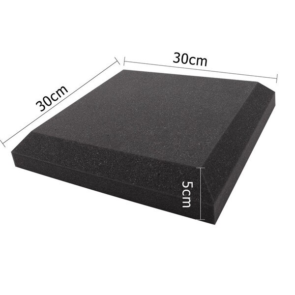 10Pcs 30x30x5cm Acoustic Panels Studio Soundproofing Foam Tiles Absorption Tiles Polyurethane foam