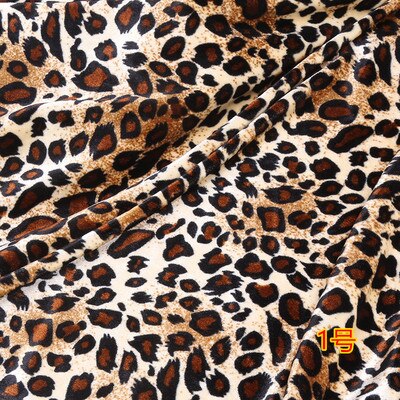 leopard print velvet stretch gold velvet fabric velvet dress dance dress clothing fabric: 1
