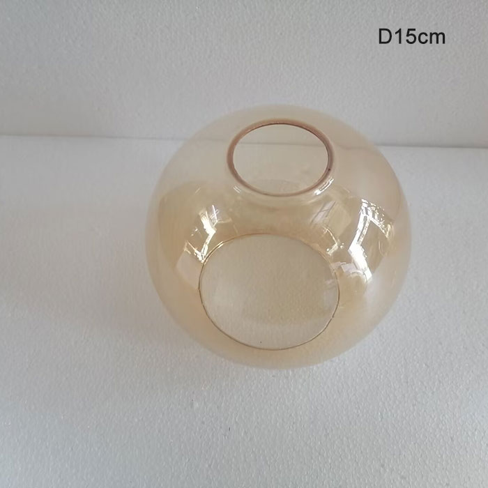 Glass Globe Lamp Shades Replacement Lampshade Cover for Light Fixture Wall Sconce Pendant Lighting Vanity Light Table Floor Lamp: Gold